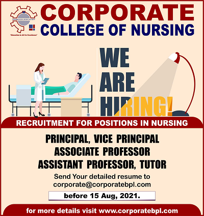 RECRUITMENT FOR POSITIONS IN NURSING