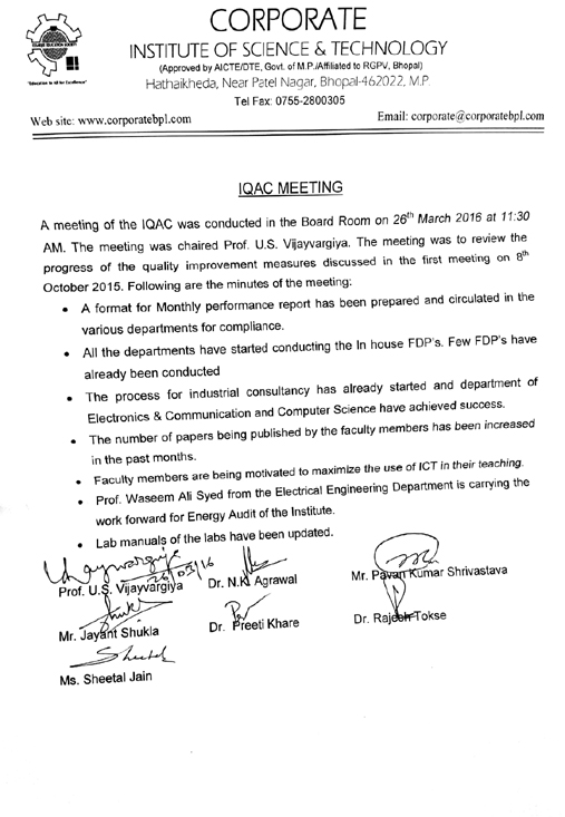 IQAC Meeting 02