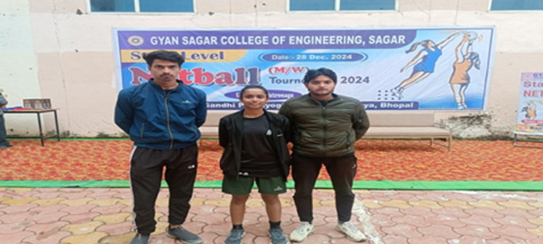 Sports Activity  : Participated in State Level Net Ball