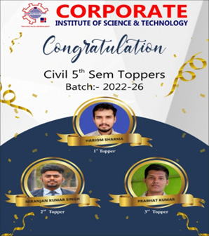 Congratulations to our Toppers